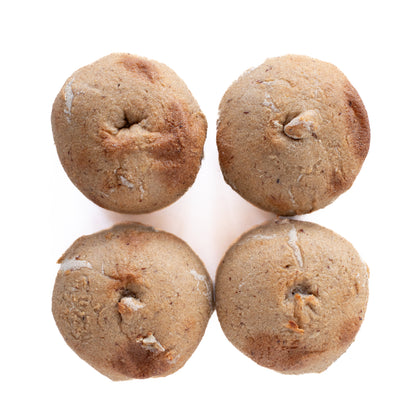 Organic gluten-free sourdough bagels four-pack from Leaven and Love Organic Bakehouse